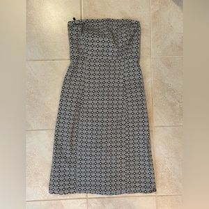 Vintage 90’s GAP black and white tube dress